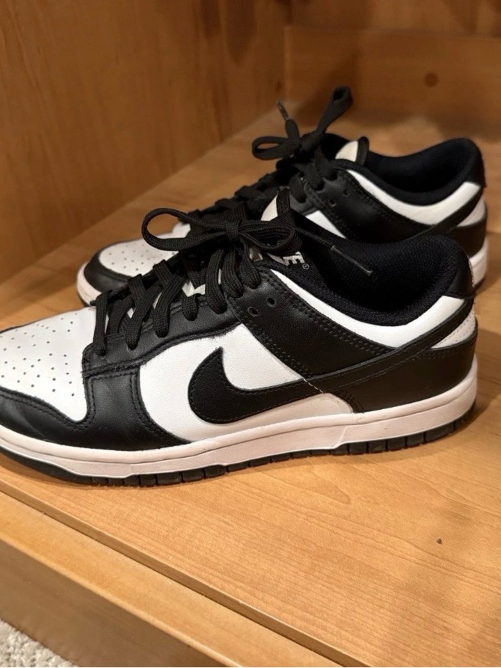 Nike Dunk Low Panda Black and White Low-Top Sneakers